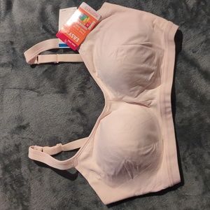 Warner's XL light pink wire-free bra